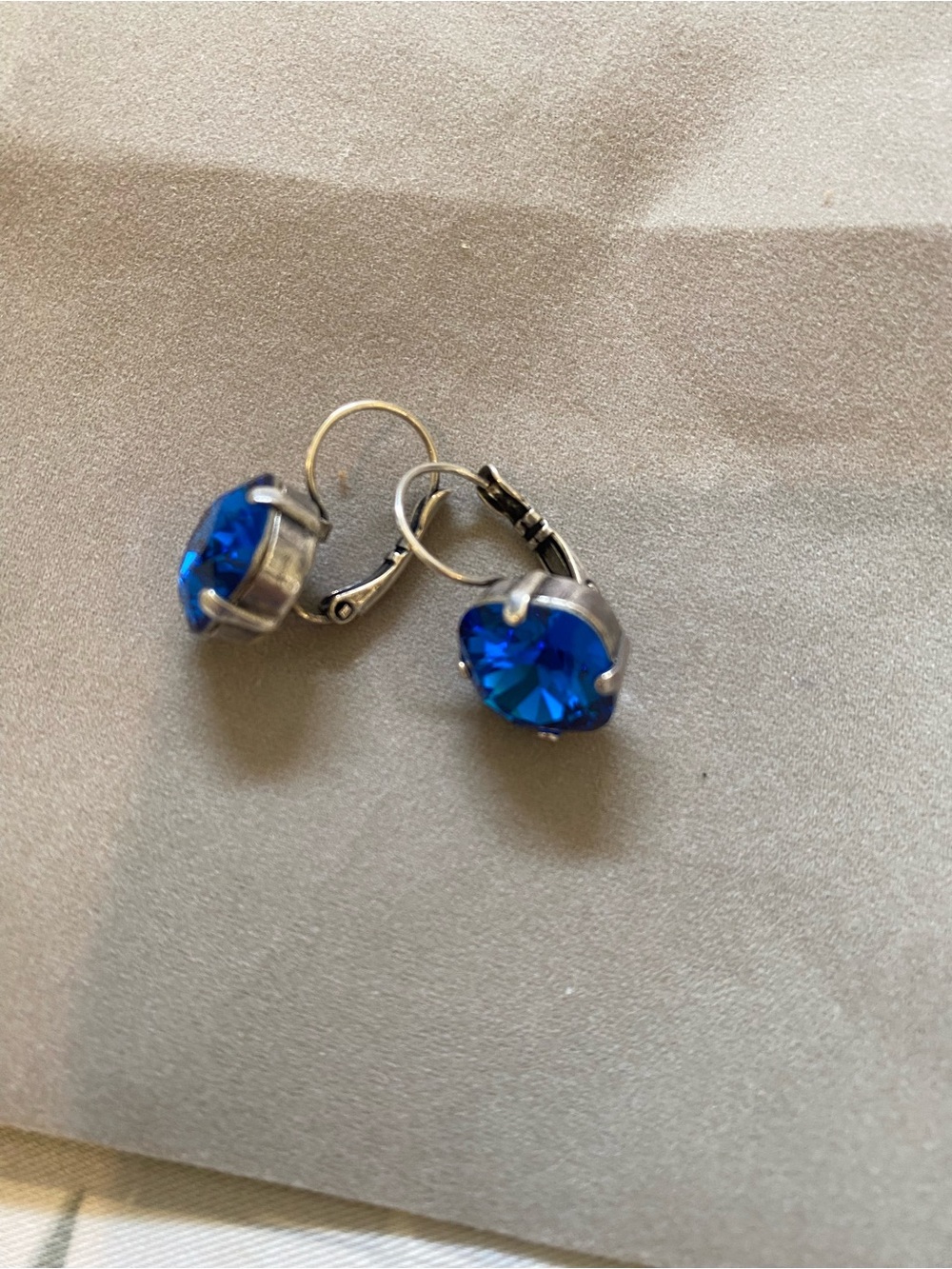 Deep Blue Crystal  Drop Earrings - Women Jewelry